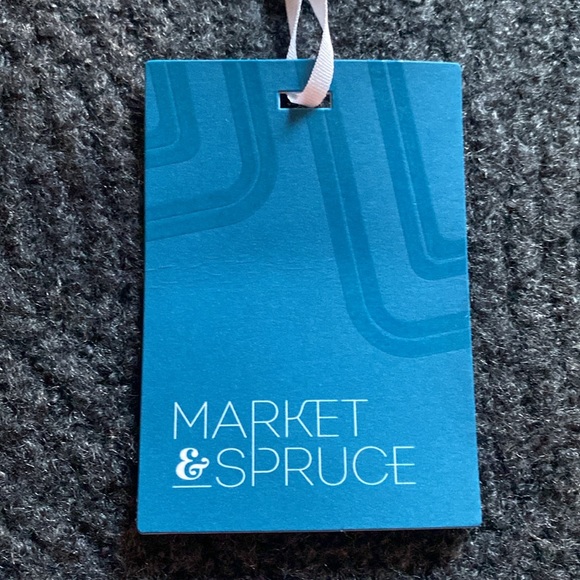 MARKET & SPRUCE NOVELTY STITCH CHUNKY CREWNECK DARK GREY SOFT SWEATER 🌟NWT🌟 - Picture 12 of 16